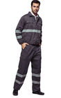 Odporność na piling Przemysłowe uniformy robocze z podwójnymi przeszyciami i elastycznym oparciem