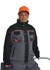Szary / Czarny Krótki PRO Heavy Duty Płaszcze zimowe wygodne z elastycznym mankietem