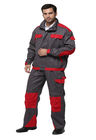 Fashion Industrial Work Uniforms / Safety Work Clothes With Multi Storage Pockets