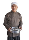 Anti Shrink Chef Restaurant Work Wear Chowane guziki prasowe Cook Jacket