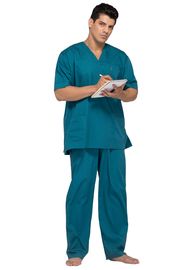 Kombinezony medyczne przeciwzmarszczkowe, łatwy w praniu chirurgiczny mundur pielęgniarki szpitalnej
