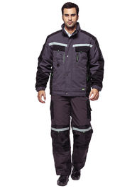 Ciepłe zimowe kombinezony robocze / zewnętrzna odzież robocza zimowa z kieszeniami wielofunkcyjnymi